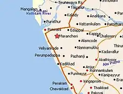 Map of Maranchery