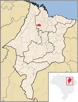 Location in Maranhão