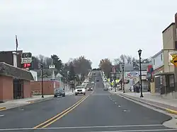 Downtown Marathon City on Wisconsin Highway 107