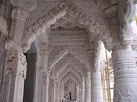 Marble pillars