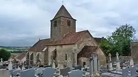 The church in Marcilly-Ogny