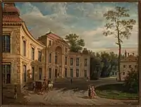 Myślewicki Palace in Łazienki Park, 1870