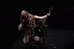 Bassist Marko Hietala at Melbourne