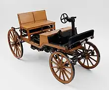 Image 1Scaled model of the second Marcus car of 1875 (from History of the automobile)