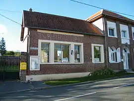 The town hall in Marestmontiers