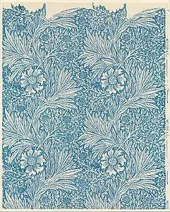 Marigold design (1875)(Metropolitan Museum)