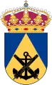 Coat of the arms of the Naval Tactical Center (MTC) 1994–1997.