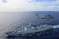 Xi'an (153) and Z-9 at RIMPAC 2016