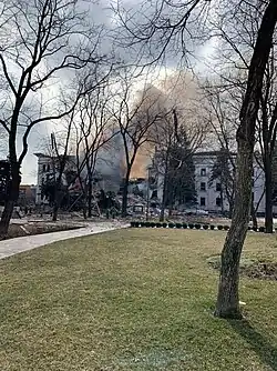 Mariupol Drama Theatre Destroyed by Russian airstrike