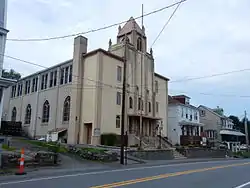 Market Street (U.S. Route 209) in Cumbola.