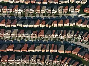 Image 6Aerial view of tract housing developments near Markham, Ontario