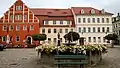 Market square Pulsnitz - with old town hall