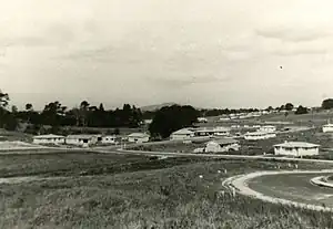 The Marlborough Estate in 1963, during the development of the suburb