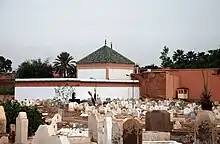 The mausoleum of al-Suhayli, located in a cemetery along the southwestern walls of the city, near Bab er-Robb