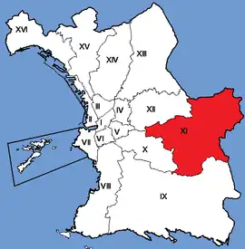 Location within Marseille