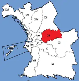 Location within Marseille