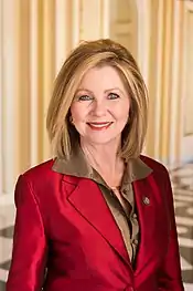 Marsha BlackburnU.S. Senator from Tennessee since 2019, U.S. Representative from Tennessee 2003–2019