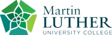 Martin Luther University College ringing rose logo