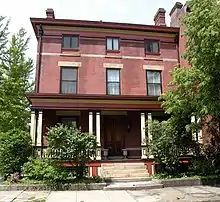 Mary Roberts Rinehart house (Rinehart lived at this house with her family from 1907 to 1912), at 954 Beech Avenue.