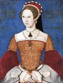 Mary I Tudor of England when Princess