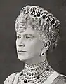 Queen Mary in 1934 wearing the Vladimir Tiara