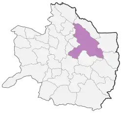 Location of Mashhad County in Razavi Khorasan province