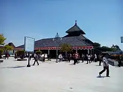 Demak Great Mosque, typical Javanese vernacular mosque architecture with multi-tiered roof