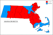 The Commonwealth's districts, as of 1796.