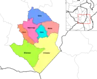 Districts of Masvingo province