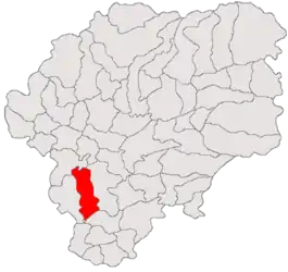 Location in Bistrița-Năsăud County