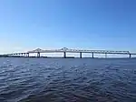 Mathews Bridge from the St. Johns River.