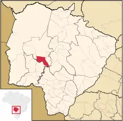 Location in Mato Grosso do Sul  state