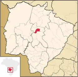 Location in Mato Grosso do Sul  state