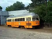 A 1946 PCC streetcar in Boston