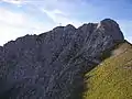 View of the summit from the south