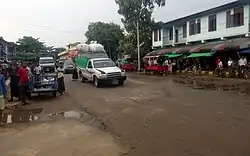 A street in Maungdaw