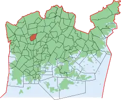 Location in Helsinki