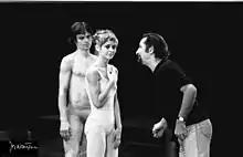 Directing dancers -Brussels 1976