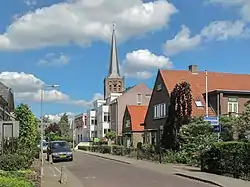 Street view with church