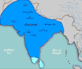 Pataliputra as a capital of Maurya Empire. The Maurya Empire at its largest extent under Ashoka the Great.