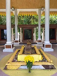 Mausoleum of Sultan Ibrahim Ali Omar Shah in Santubong, Sarawak.