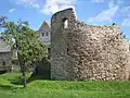 Mautern Hufeisenturm and Town wall