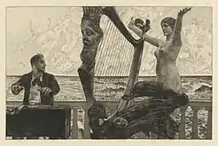 Evocation, from the series Brahmsphantasie, Opus XII, no, 2  (1894), 21.8 x 34 cm., National Gallery of Art, Washington D. C.