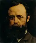 Portrait of a Gentleman (undated), oil on cardboard, 37.5 x 32.2 cm. (14.7 x 12.6 in.), Österreichische Galerie Belvedere, Vienna, Austria.