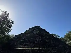 Mayan Temple in Chacchoben, February 2022