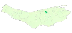 Location of Simorgh County in Mazandaran province