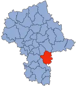 Location within the voivodeship