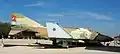 A retired F-4E Phantom II Kurnas of the 69 "Hammers" Squadron at the IAF Museum