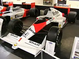 A McLaren MP4/5 from the 1989 season