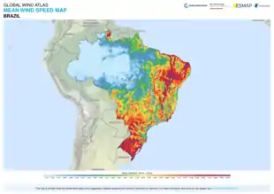 Image 54Mean wind speed in Brazil (from Energy in Brazil)